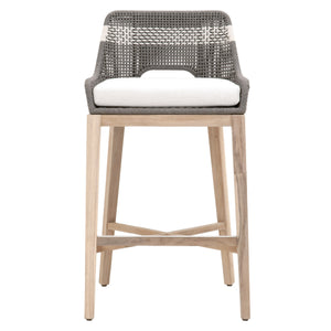 Essentials for Living Woven Tapestry Outdoor Barstool 6850BS.DOV/WHT/GT