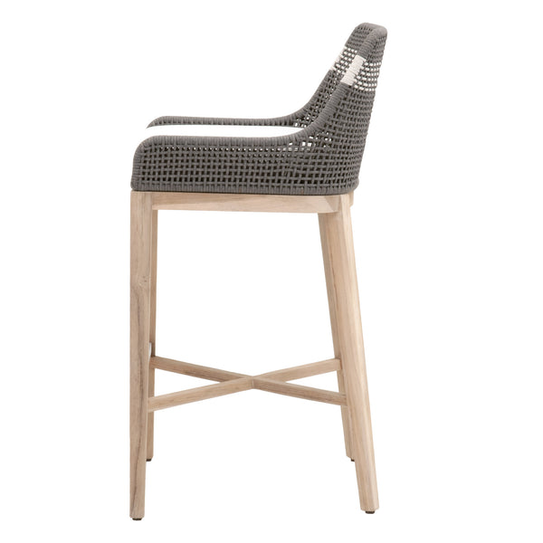 Essentials for Living Woven Tapestry Outdoor Barstool 6850BS.DOV/WHT/GT