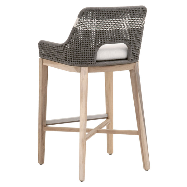 Essentials for Living Woven Tapestry Outdoor Barstool 6850BS.DOV/WHT/GT