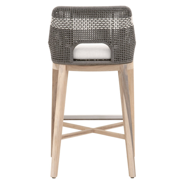 Essentials for Living Woven Tapestry Outdoor Barstool 6850BS.DOV/WHT/GT