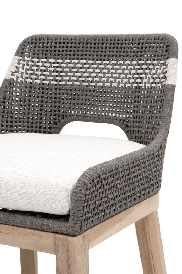 Essentials for Living Woven Tapestry Outdoor Barstool 6850BS.DOV/WHT/GT