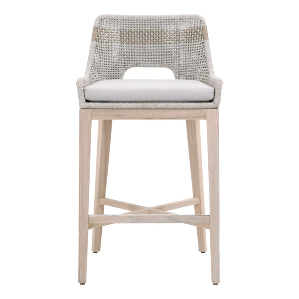 Essentials for Living Woven Tapestry Outdoor Barstool 6850BS.WTA/PUM/GT