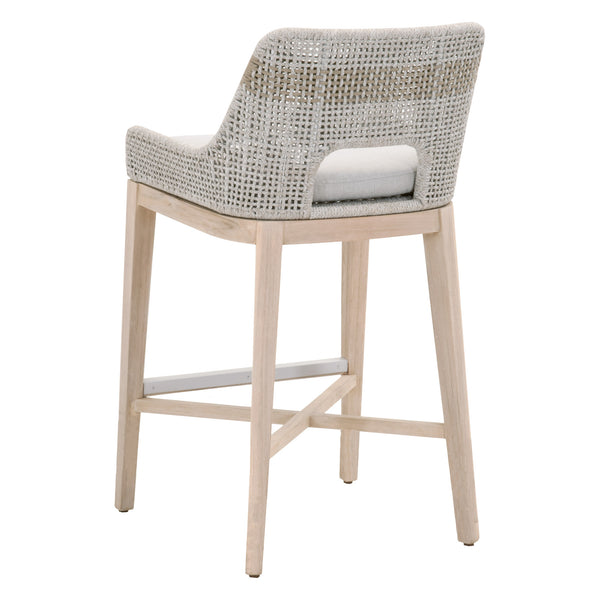 Essentials for Living Woven Tapestry Outdoor Barstool 6850BS.WTA/PUM/GT
