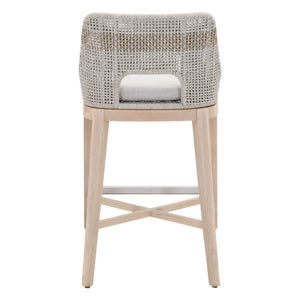 Essentials for Living Woven Tapestry Outdoor Barstool 6850BS.WTA/PUM/GT