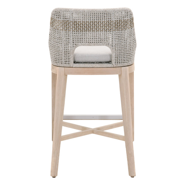 Essentials for Living Woven Tapestry Outdoor Barstool 6850BS.WTA/PUM/GT