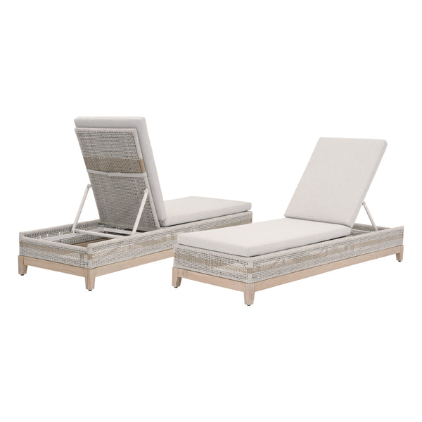 Essentials for Living Woven Tapestry Outdoor Chaise Lounge 6845.WTA/PUM/GT