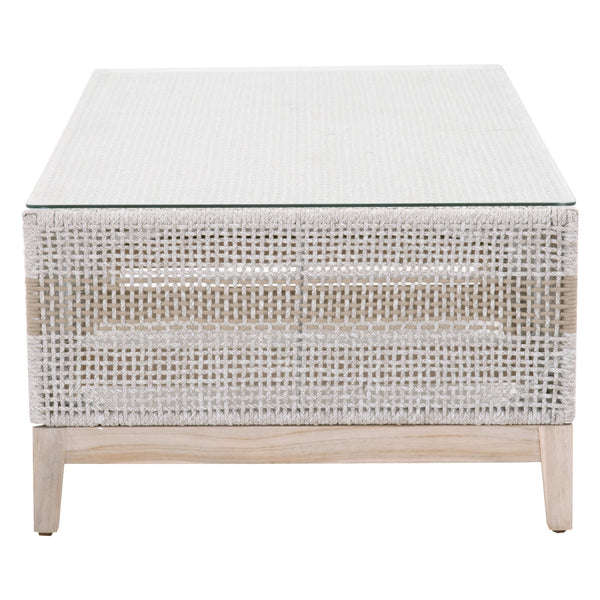Essentials for Living Woven Tapestry Outdoor Coffee Table 6846.WTA/GT