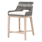 Essentials for Living Woven Tapestry Outdoor Counter Stool 6850CS.DOV/WHT/GT