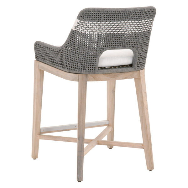 Essentials for Living Woven Tapestry Outdoor Counter Stool 6850CS.DOV/WHT/GT