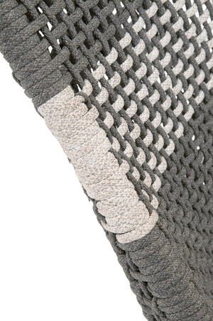 Essentials for Living Woven Tapestry Outdoor Dining Chair - Set of 2 6850.DOV/WHT/GT