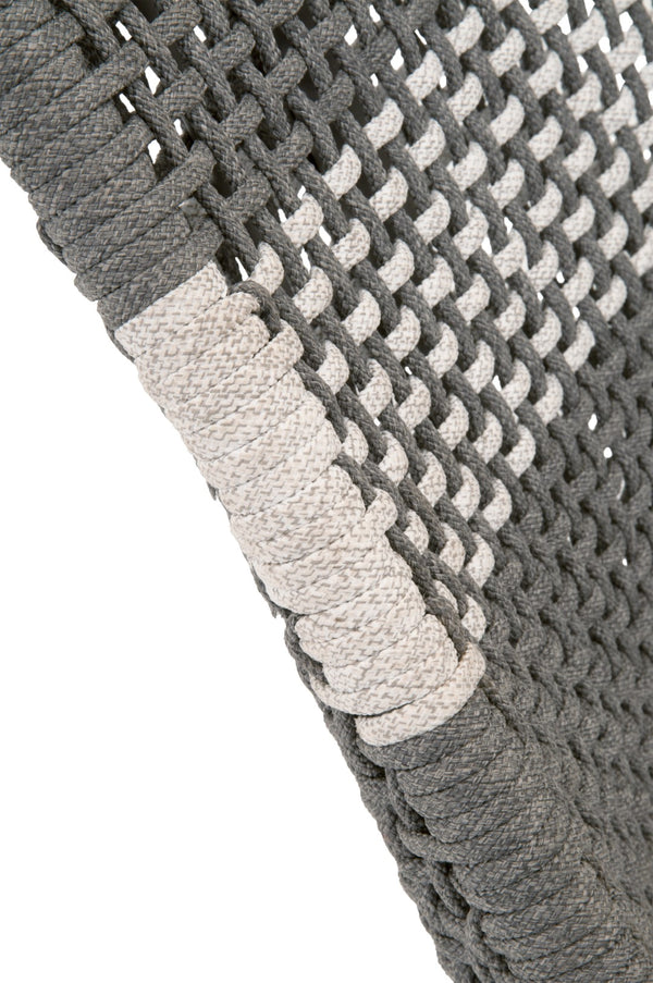 Essentials for Living Woven Tapestry Outdoor Dining Chair - Set of 2 6850.DOV/WHT/GT