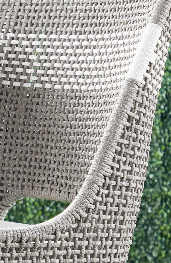 Essentials for Living Woven Tapestry Outdoor Dining Chair - Set of 2 6850.DOV/WHT/GT