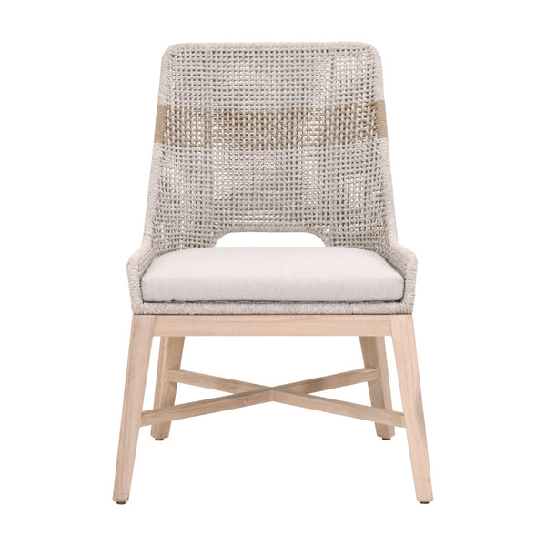 Essentials for Living Woven Tapestry Outdoor Dining Chair - Set of 2 6850.WTA/PUM/GT