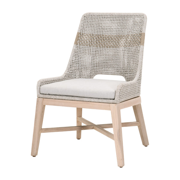 Essentials for Living Woven Tapestry Outdoor Dining Chair - Set of 2 6850.WTA/PUM/GT