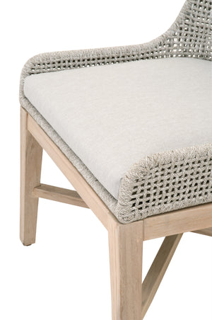 Essentials for Living Woven Tapestry Outdoor Dining Chair - Set of 2 6850.WTA/PUM/GT