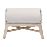 Woven Tapestry Outdoor Footstool