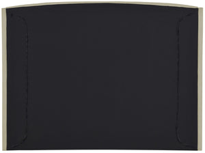 Tess Velvet / MDF / Plastic / Foam Contemporary Beige Velvet King Bed (3 Boxes) - 80.5" W x 91" D x 51" H