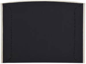 Tess Velvet / MDF / Plastic / Foam Contemporary Cream Velvet King Bed (3 Boxes) - 80.5" W x 91" D x 51" H