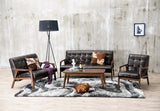 Mid-Century Masterpieces 3PC Sofa Set-Brown