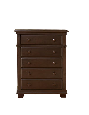 Pali Torino 5-Drawer Chest Mocacchino Solid Radiata Pine 1305-M