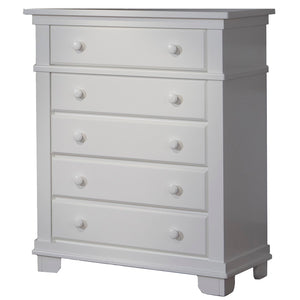 Pali Torino 5-Drawer Chest White Solid Radiata Pine 1305-WH