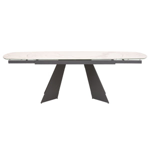 Essentials for Living Meridian Torque Extension Dining Table 1604-EXDT.MDG/CWHT