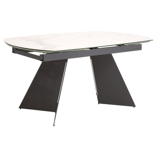 Essentials for Living Meridian Torque Extension Dining Table 1604-EXDT.MDG/CWHT