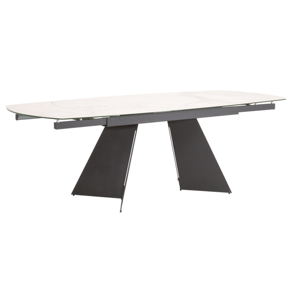 Essentials for Living Meridian Torque Extension Dining Table 1604-EXDT.MDG/CWHT
