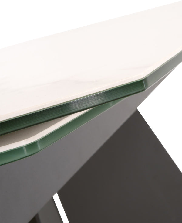 Essentials for Living Meridian Torque Extension Dining Table 1604-EXDT.MDG/CWHT