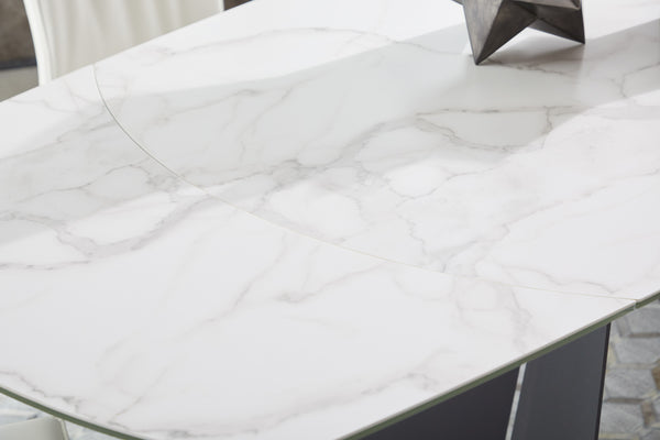 Essentials for Living Meridian Torque Extension Dining Table 1604-EXDT.MDG/CWHT