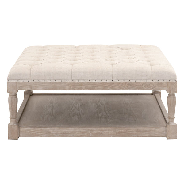 Essentials for Living Essentials Townsend Tufted Upholstered Coffee Table 6429UP.BIS-BT/NG