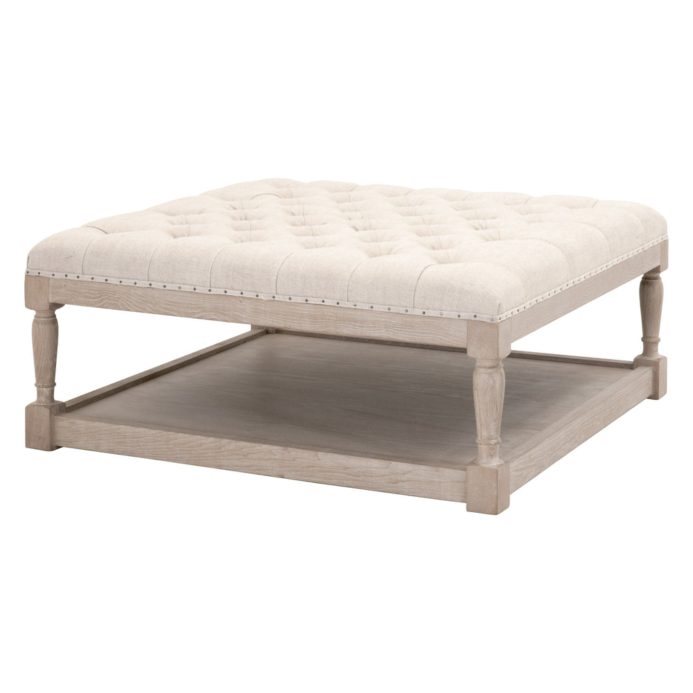 Essentials for Living Essentials Townsend Tufted Upholstered Coffee Table 6429UP.BIS-BT/NG