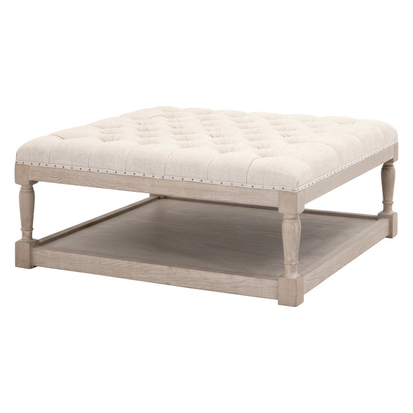 Essentials for Living Essentials Townsend Tufted Upholstered Coffee Table 6429UP.BIS-BT/NG