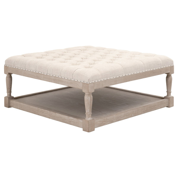 Essentials for Living Essentials Townsend Tufted Upholstered Coffee Table 6429UP.BIS-BT/NG