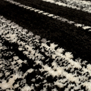 Karastan Rugs Traverse Traverse Machine Woven Polyester Area Rug Lanes Charcoal 9' x 12'