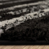 Karastan Rugs Traverse Traverse Machine Woven Polyester Area Rug Lanes Charcoal 9' x 12'