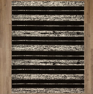 Karastan Rugs Traverse Traverse Machine Woven Polyester Area Rug Lanes Charcoal 9' x 12'