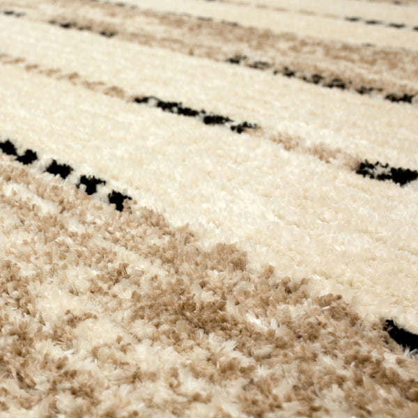 Karastan Rugs Traverse Traverse Machine Woven Polyester Area Rug Lanes Tan 9' x 12'