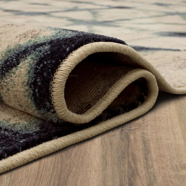 Karastan Rugs Expressions By Scott Living Triangle Accordion Machine Woven Polyester Geometric Modern Contemporary Area Rug 91669 70033 114155 SG