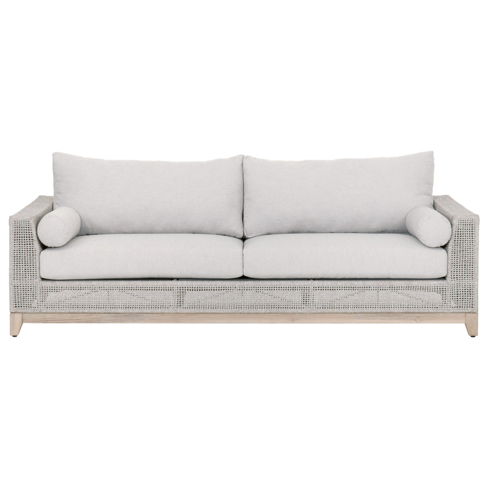 Essentials for Living Woven Tropez Outdoor 90" Sofa 6843.WTA/PUM/GT