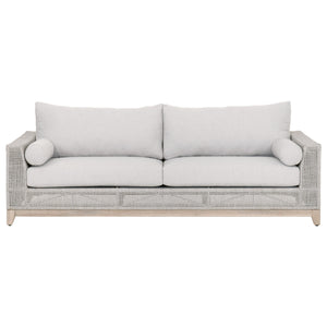 Essentials for Living Woven Tropez Outdoor 90" Sofa 6843.WTA/PUM/GT