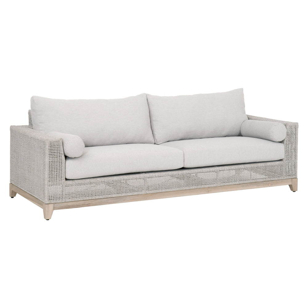 Essentials for Living Woven Tropez Outdoor 90" Sofa 6843.WTA/PUM/GT
