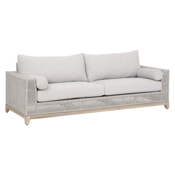 Essentials for Living Woven Tropez Outdoor 90" Sofa 6843.WTA/PUM/GT