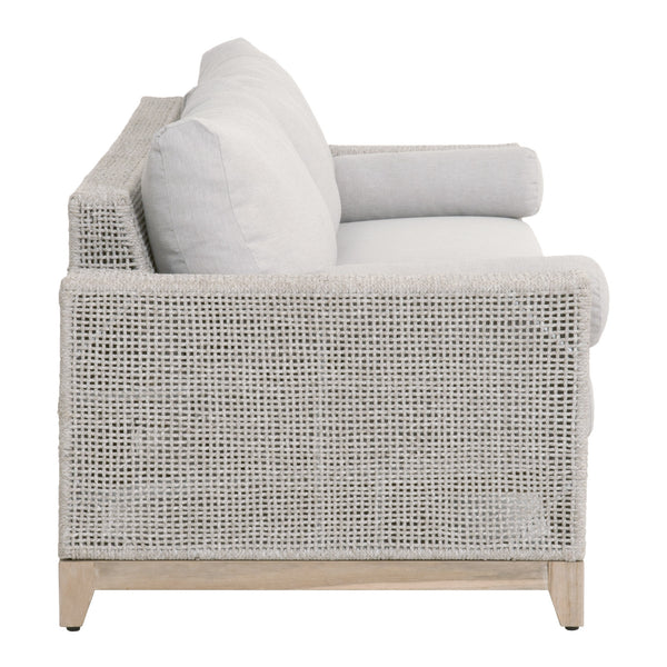 Essentials for Living Woven Tropez Outdoor 90" Sofa 6843.WTA/PUM/GT