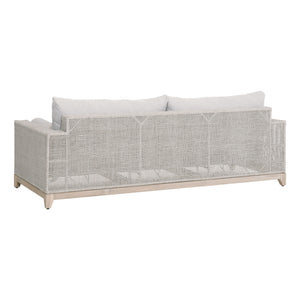 Essentials for Living Woven Tropez Outdoor 90" Sofa 6843.WTA/PUM/GT
