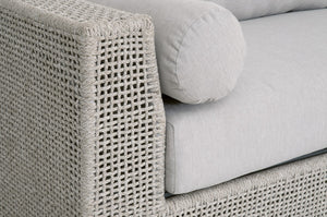 Essentials for Living Woven Tropez Outdoor 90" Sofa 6843.WTA/PUM/GT