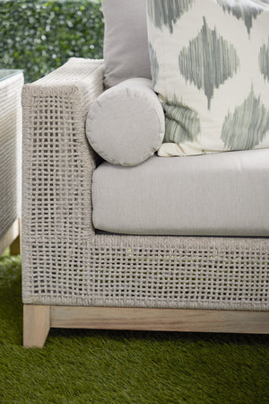 Essentials for Living Woven Tropez Outdoor 90" Sofa 6843.WTA/PUM/GT