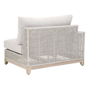 Essentials for Living Woven Tropez Outdoor Modular Left Facing 1-Arm Sofa 6843-2S1L.WTA/PUM/GT
