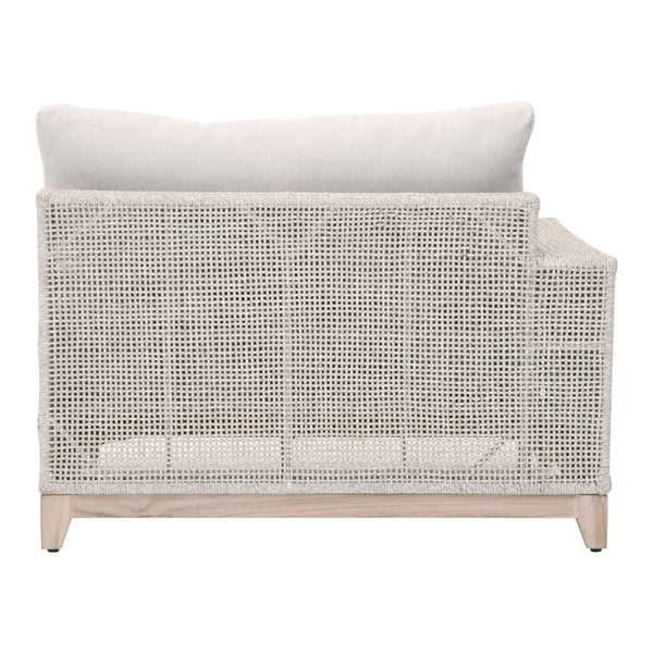 Essentials for Living Woven Tropez Outdoor Modular Left Facing 1-Arm Sofa 6843-2S1L.WTA/PUM/GT