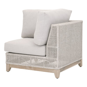 Essentials for Living Woven Tropez Outdoor Modular Corner Sofa 6843-CRN.WTA/PUM/GT